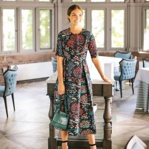 NWT Tuckernuck Midnight Garden Midi Dress XL